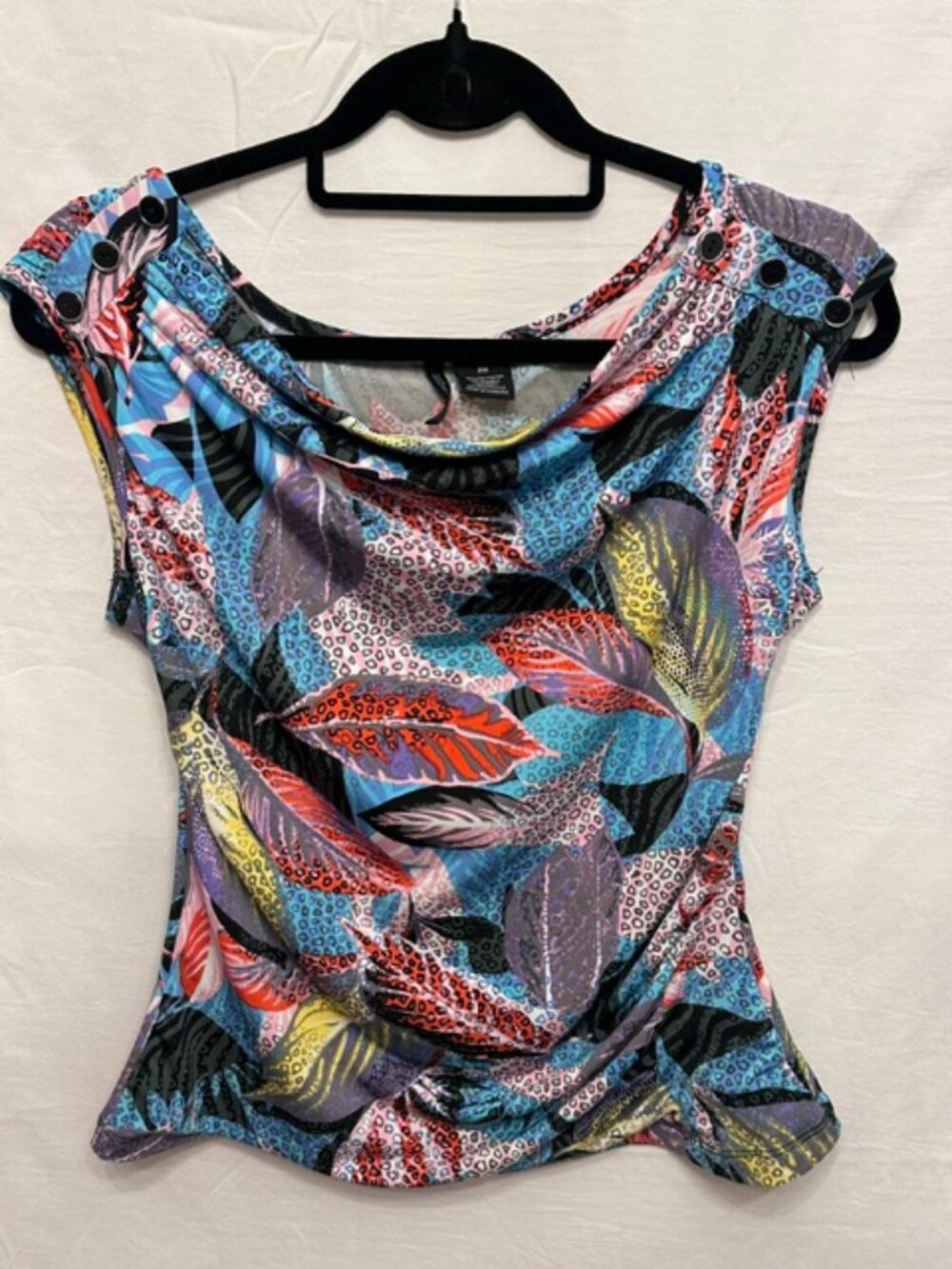 Geoffrey Beene Sport Sleeveless Cotton Blouse